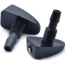 2Pcs Car Front Windshield Wiper Nozzle Spray Washer Sprinkler Universal Jets