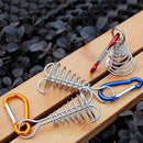 Stainless Steel Tent Stake Peg Windproof Awning Ground Fixed Nail (Round * 5)