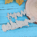 Metal Cutting Dies Stencils for DIY Scrapbook Photo Album (Merry Christmas)-2417