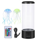Changing Light Night Light Jellyfish Lava Lamp Desk Decor Lamp Aquarium Lamp