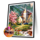 Diamond Painting 5D Full Round Drill Mosaic DIY Countryside Scenery Ornament Kit