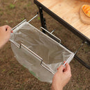Bag Outdoor Camping Table Folding Rack Camping Garbage Storage Rack Hanging Bag
