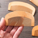 Tool Anti-Static Mustaches Brush Beard Hair Comb Fine Coarse Teeth Peach Wood