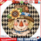 Diamond Painting Clown monster Full Round Rhinestone Wall