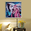 5D Eagle Girl Diamond Painting Embroidery DIY Cross Stitch Home Decor Gifts