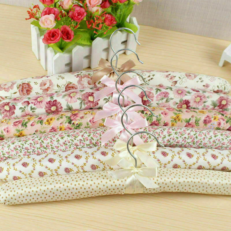 5X Soft Hook Wooden Sponge Padded Floral Coat Clothes Suit L0C0 T6M5 Shirt Y7W2