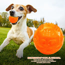Pet Dog Bite Resistant Sound Molar Ball Training Interactive Ball (Orange) Newly
