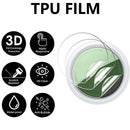 Green Light Transparent TPU Protector Protective Film Front+Back For AirTag
