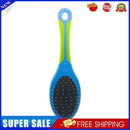 Dog Hair Brush Plastic Handle Double Faced Pet Cat Puppy Comb Massage Bath Brush