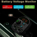Car Kit Bluetooth Receiver FM Transmitter Dual USB Cigarett Lighter Charger C1K7