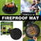 Fire Pit Mat - Fire Heat Resistant Pad for Under Grill Bonfires Grass Garden