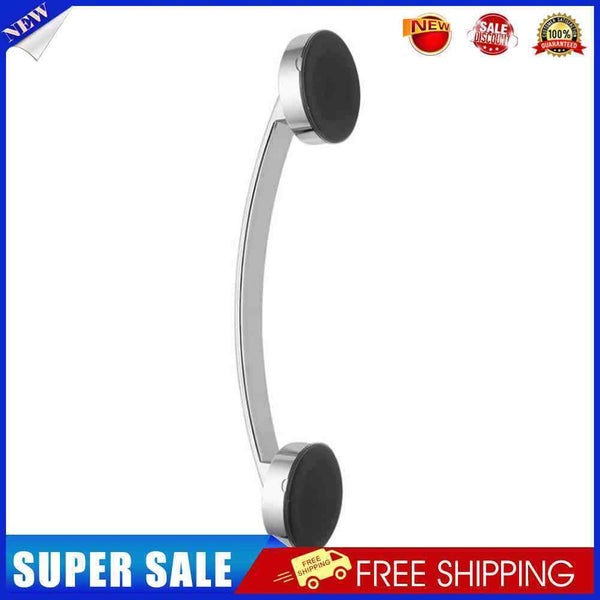 Bathroom Handrail Suction Cup Glass Door Handle Sucker Hand Grip(Silvery)