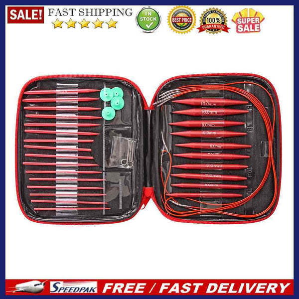 13 Pairs Knitting Needles for Sweater Crochet Set DIY Craft Sewing Accessories