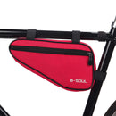 Durable MTB Front Frame Triangle Bag Road Cycling Storage Pouch Bag (Red) Newly