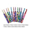 12pcs Ceramic Handle Knitting Needles Aluminum Crochet Hooks Set DIY Craft Tools