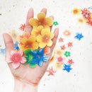 Decoration Bakeware Wedding Water Paper Glutinous Rice Cupcake Topper Flowers