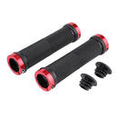 1pair Cycling Skid-Proof Grips Anti-Skid Plastic Bicycle Handlebar (Red) Newly