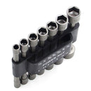 14pcs Strong Sleeve Wrench Hexagonal Handle Screw Sleeve Pneumatic Bits