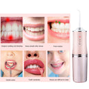 Electric Oral Irrigator Dental Water Jet Water Flosser Teeth Scaler (Pink) Newly