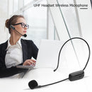 UHF Wireless Microphone Mic System with Receiver for Voice Amplifier Computer