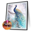 5D DIY Full Drill Diamond Painting Peacock Cross Stitch Embroidery Mosaic