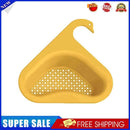 Colander Sink Strainer Kitchen Sink Shelf Faucet Hanging Basket (Yellow)