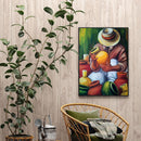 Making Ceramics Oil Paint By Numbers Kit DIY Handpainted on Canvas Wall Art