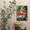 Making Ceramics Oil Paint By Numbers Kit DIY Handpainted on Canvas Wall Art
