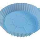 #A Silicone Air Fryer Pad Reusable Round Cake Pan Bakeware for Oven Steamer Co