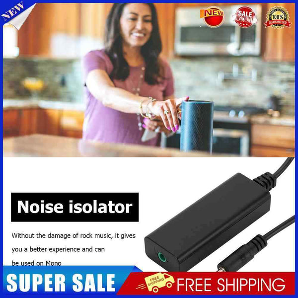 Audio Noise Filter Clear Sound Portable for Car Audio Home Stereo System