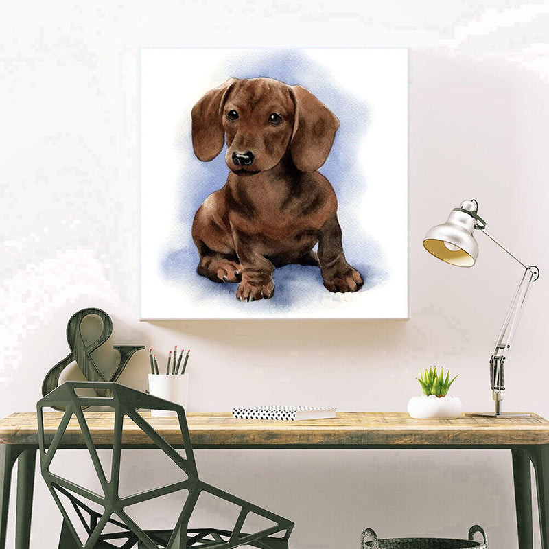 5D DIY Full Drill Diamond Painting Logy Dog Embroidery Needlework Wall Decor