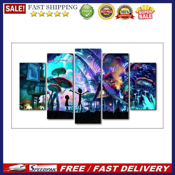 Underwater World 5D DIY Full Drill Diamond Painting 5-pictures Combination