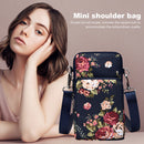 Womens Mini Mobile Phone Bag Oxford Female Mini Coin Key Purse Wristlet Clutch