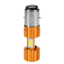 1 Pair DC 12V H6 BA20D 30W COB Motorcycle Motorbike LED Headlight Bulbs