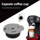 60ml Reusable Coffee Capsule Cups with Spoon Brush for Bosch-s Tassimoo