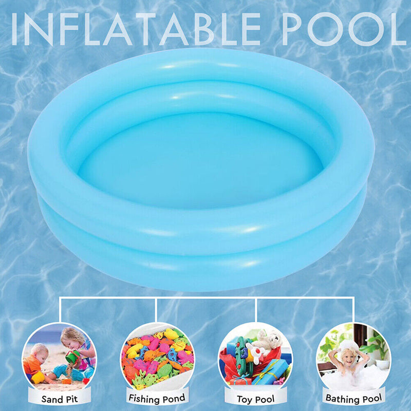Inflatable Swimming Pool Kids Outdoors Toys Round Garden Paddling for 0-3Y