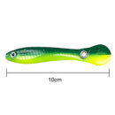 10cm/6g Soft Bionic Fishing Baits Lure Artificial Crankbait (Green Yellow) Newly