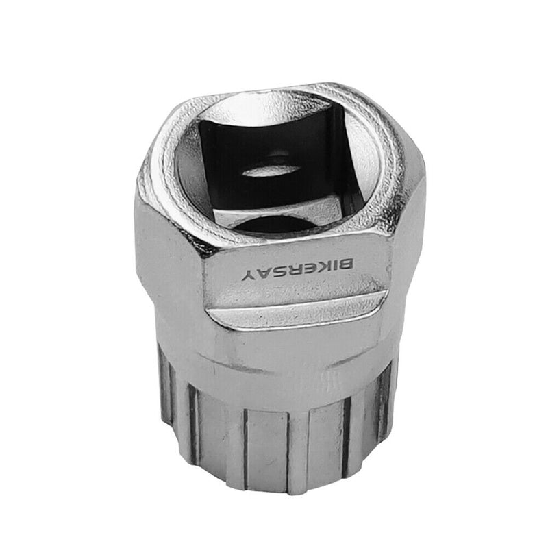 Bicycle Freewheel Flywheel Lockring Repair Service Tool Puller Nickel Plati