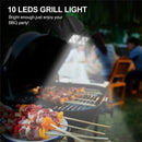 Outdoor Camp 180 Degree Grill Light Flashlight Barbecue Lamp Grilling Tools