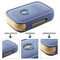 Drawer Egg Storage Box Refrigerator Fresh Keeping Egg Dumpling Tray (Blue) Newly
