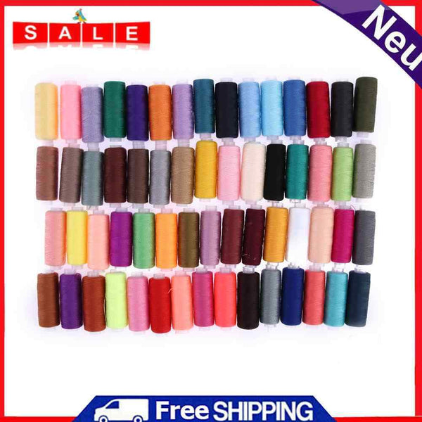 60 Colors 250 Yard Sewing Thread Polyester Sewing Machine Embroidery Yarn Cross Stitch N