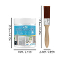 100g Frosted Glass Glue Paint with Brush Window Privacy for Office Bathroom