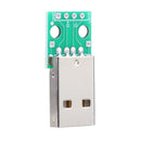 10pcs 4Pin USB Adapter Board USB Male Plug to DIP 2.54mm Welded Adapter Pla