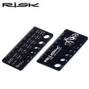 RISK Portable Screw Measuring Ruler MTB Bicycle Length Meter Measure Tool