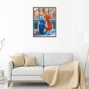 5D Diamond Embroidery Painting DIY Christmas Snowing Street Cross Stitch