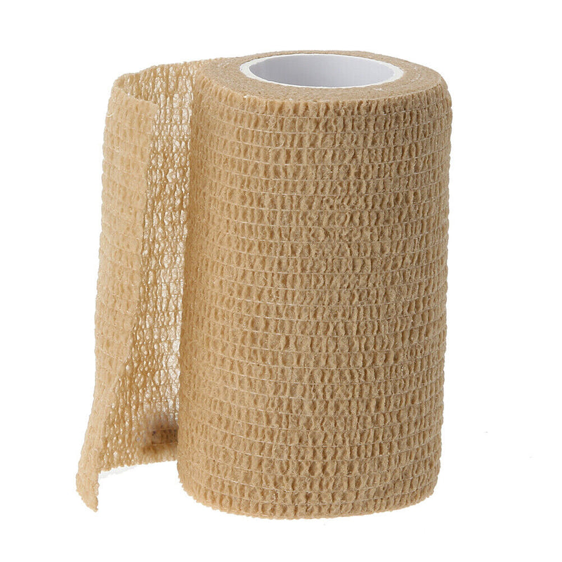 Athletic Tape Sport Stretch Power-driven Self-adhesive Roll Bandage (Nude)