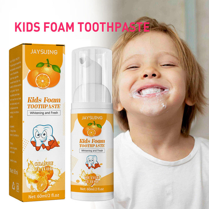 Fruit Flavor Foam Toothpaste Prevent Tooth Decay Protect Gums for Children Te