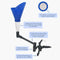Engine Oil Funnel Gasoline Funnel Filling Equipment Kit Universal Oil Funnel