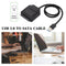 USB 3.0 To SATA 22 Pin 2.5 Inch Hard Disk Drive SSD Adapter Connector Lead Cabl`