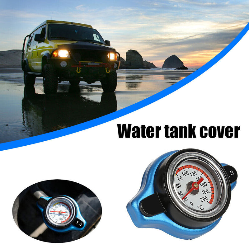 1.3 Bar Thermo Thermostatic High Pressure Radiator Cap with Temperature Gau